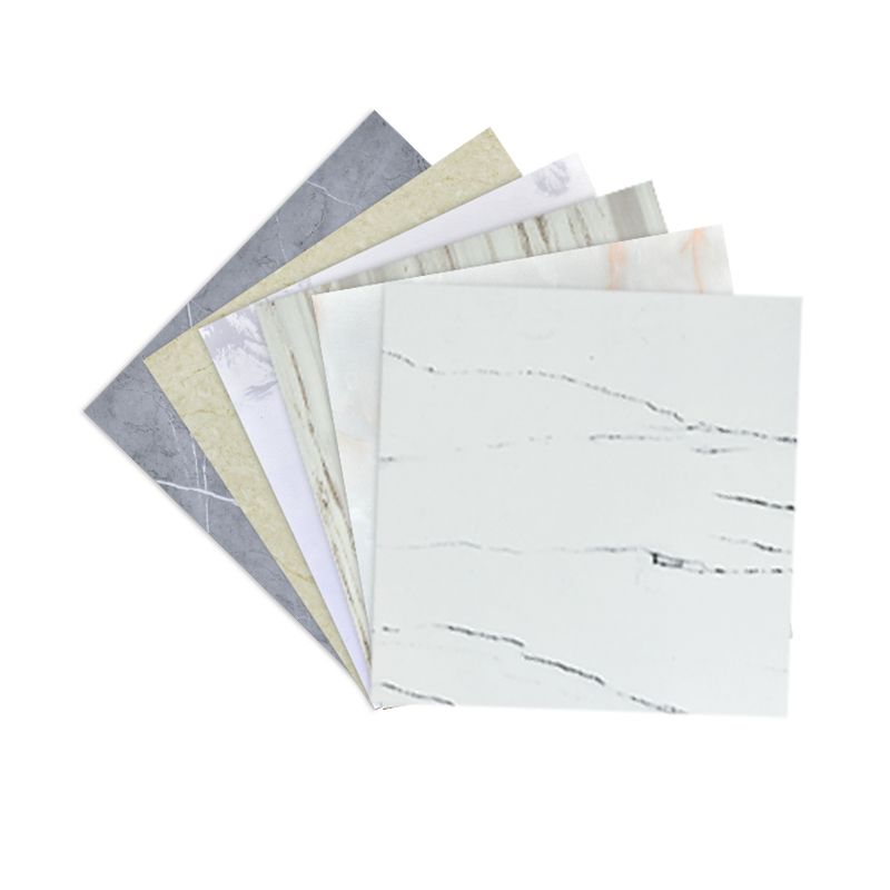 Waterproof Plastic Floor Tile Look Square Edge Floor Tile