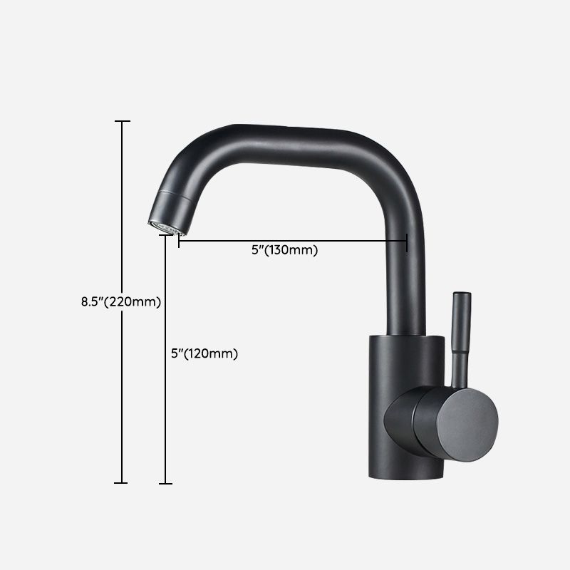 Basin Waterfall Outlet Single Lever Tap with LED Light