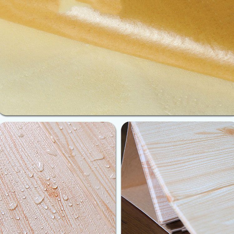 Modern Wall Paneling Peel and Stick Wood Look Design Rectangular Wall Paneling
