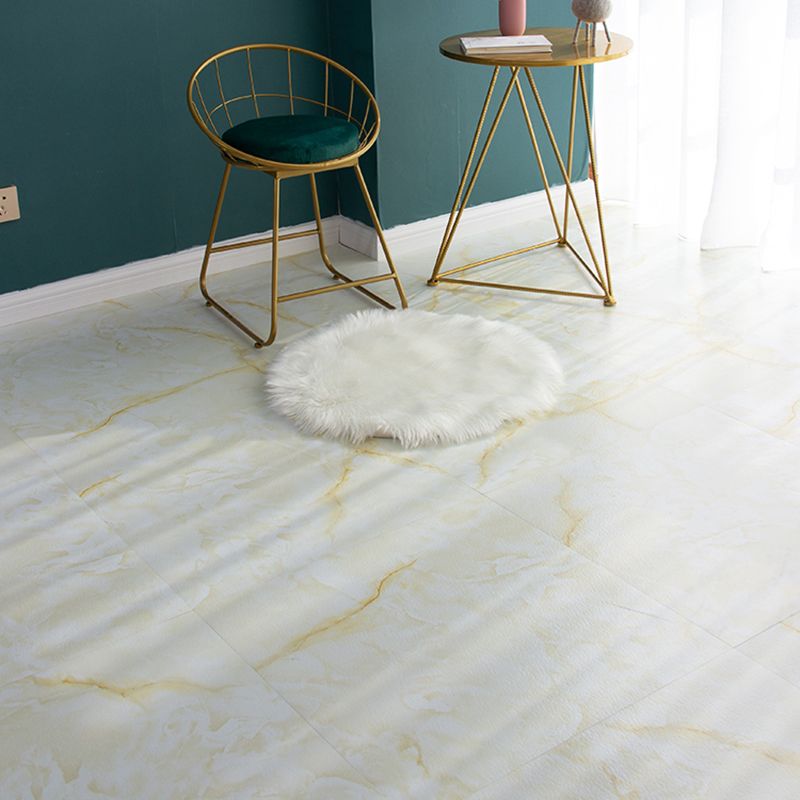 Modern vinyl flooring with marble design for peeling and sticking