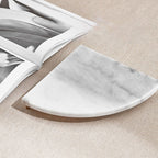 marble bathroom shelf brass bathroom accessory