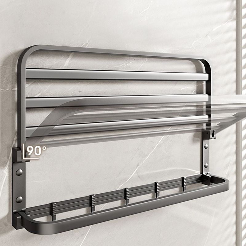 Modern Bathroom Accessories Set Gray Towel Bar Bathroom Shelf Bathroom Hardware
