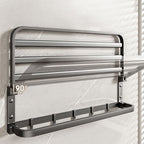 Modern Bathroom Accessories Set Gray Towel Bar Bathroom Shelf Bathroom Hardware