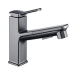 Contemporary Container Faucet Lever Handles Low Arc Copper Container Faucet
