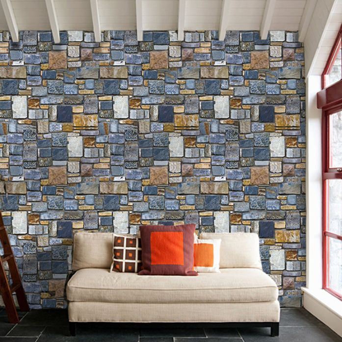 Country House Waterproof Wall Panels Wood Grain Bedroom and Living Room Wall Panels