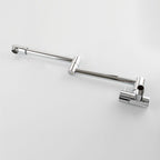 Modern Pull-down Faucet Single Handle Wall Mounted Pot Filler Low Profile 1 Holder Filler