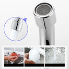 Modern Center Set Mixer Tap Chrome 2 Knob Handles Swivel Spout Basin Mixer Tap