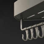 Adhesive Holder Metal Bathroom Accessory Single Piece or in Set with Shelf