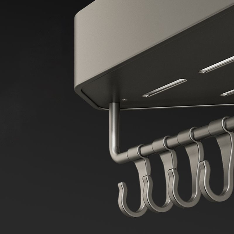 Adhesive Holder Metal Bathroom Accessory Single Piece or in Set with Shelf