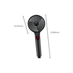 Modern Plastic Shower Head Adjustable Water Flow Handheld Shower Head