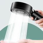 Adjustable Water Flow Shower Head Combination 5 Spray Patterns Handheld Shower