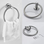 Traditional Bathroom Hardware Accessory Set Towel Ring/Bathrobe Hook/Towel Bar
