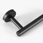 Modern Bathroom Hardware Set in Stainless Steel Brushed Chrome Towel Bar/Ring & Bathrobe Hook