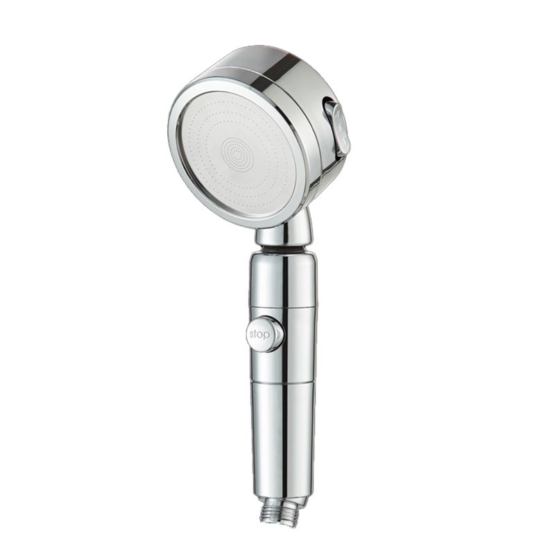 Contemporary 3 Jet Shower Head Adjustable Spray Pattern Rotatable Handheld Shower