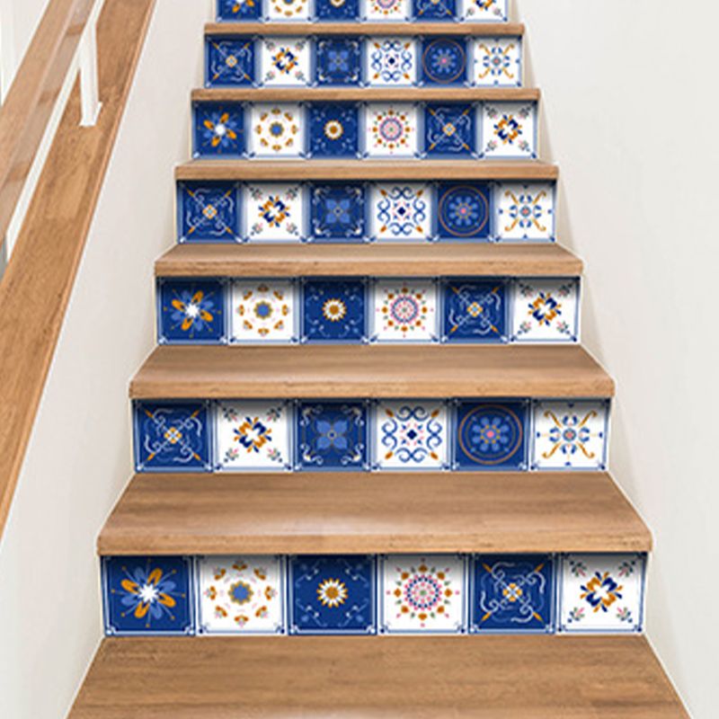 PVC peel and stick backsplash mosaic tiles wallpaper with square shape