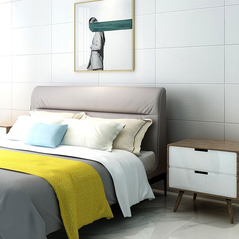 Glam Wall Covering Peel and Stick Texture Effect Design Square Wall Panel