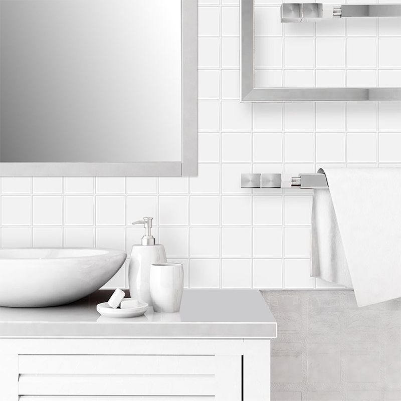 PVC Subway Tile Wallpaper Waterproof Peel and Stick Splashback Tile