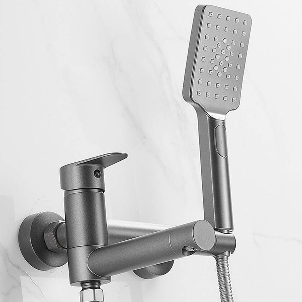 Wall-mounted metal bathtub faucet low arch single lever bathtub faucet trim