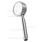 Metal Handheld Showerhead Modern Solid Color Round Showerheads
