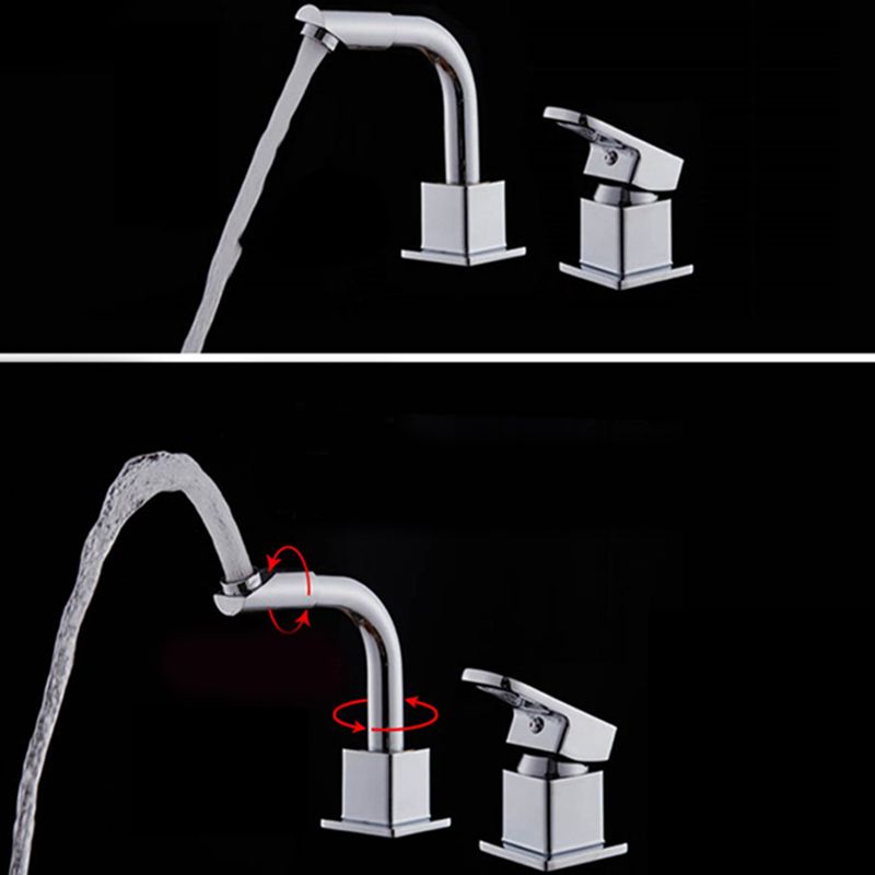 Chrome Bath Faucet Trim with Lever Handle Deck Mounted Bathtub Faucet