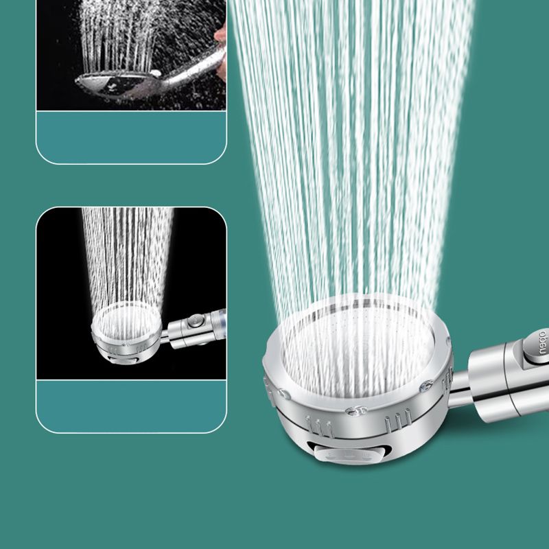 Bathroom Shower Head Brass Round Filter Shower Head with Hose