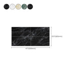 Peel and Stick Vinyl Floor Dark Gloss Vinyl Floor with Square Edge
