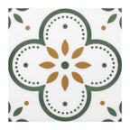 Peel and Stick PVC Flooring Matte Vinyl Flooring with Floral Pattern