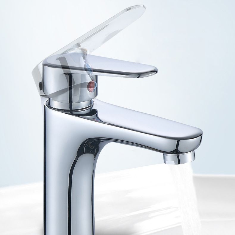 Modern Sink Faucet Monochrome Brass Sink Faucet for the Bathroom