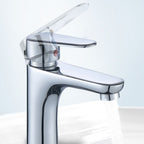 Modern Sink Faucet Monochrome Brass Sink Faucet for the Bathroom