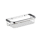 Polished Chrome Modern Bathroom Accessory Set Silver Towel Holder/Bath Shelf