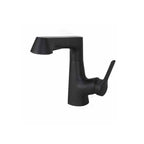 Modern Vessel Sink Faucet Copper Single Handle Pull Down Low Arc Vessel Faucet