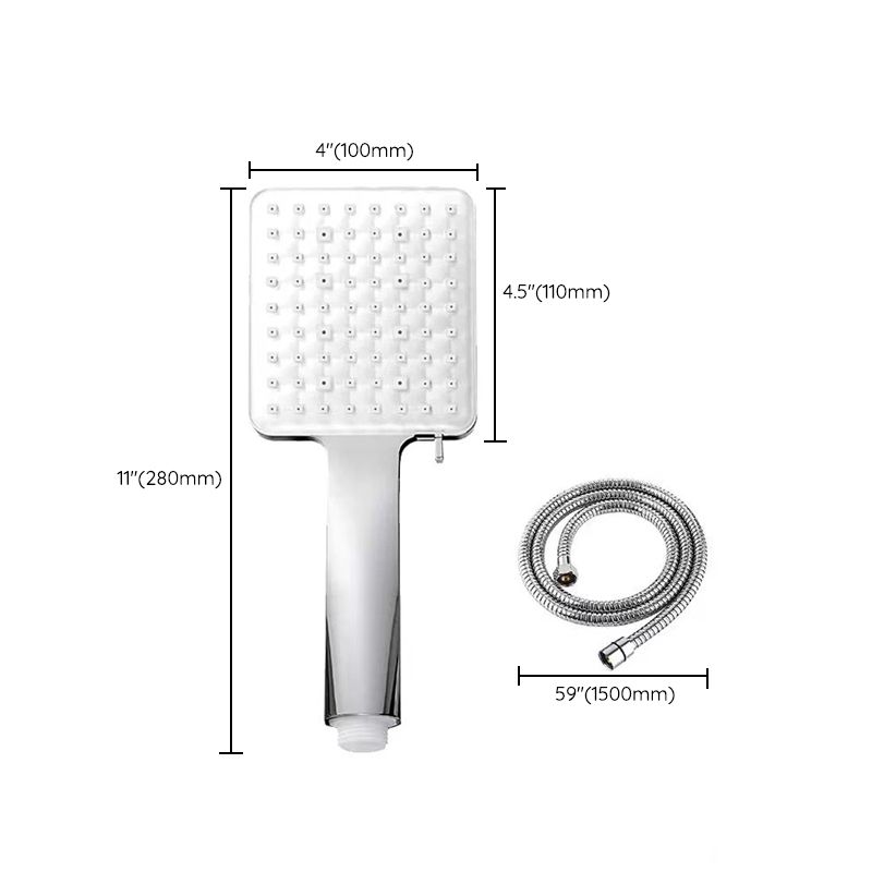 Classic Handheld Showerhead Standard Round Showerheads in Silver
