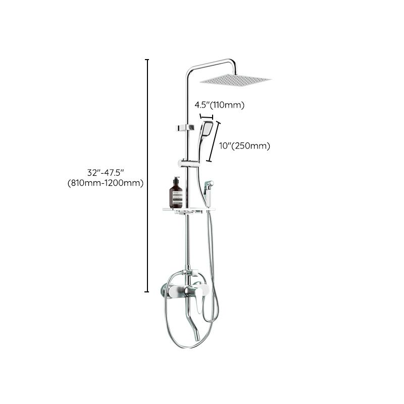 Modern balanced printed converter faucet shower head shower fitting on the wall