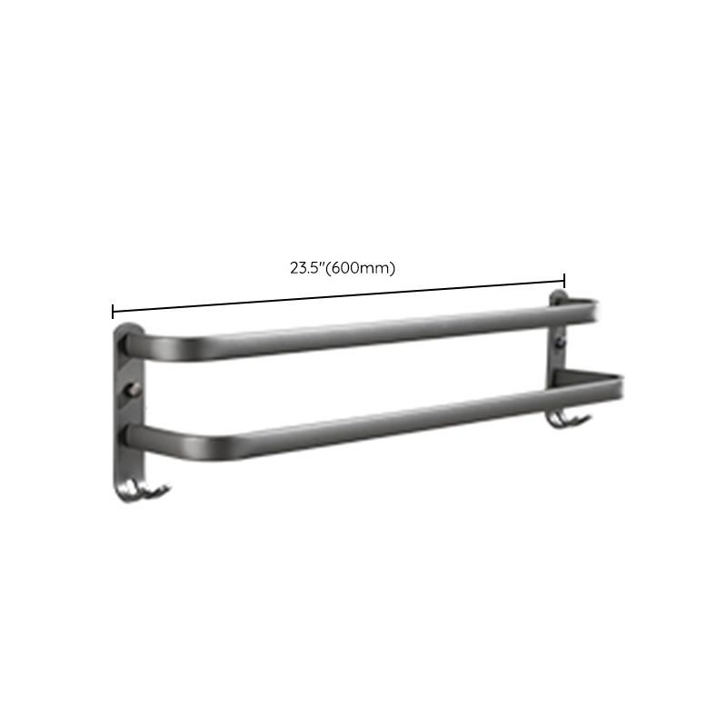 Modern Bathroom Fixture Set Towel Bar Gray Bathroom Shelf Bathroom Set