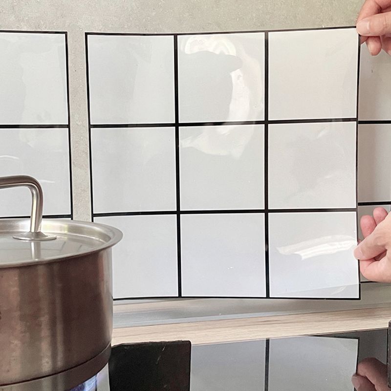 Waterproof Peel & Stick Mosaic Tiles PVC Mosaic Tiles Wallpaper