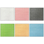 3D-embossed wall panels Color Waterproof Foam Interior wall tile