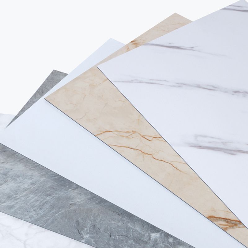 Bathroom mosaic tile marble print peel-and-stick backsplash tile