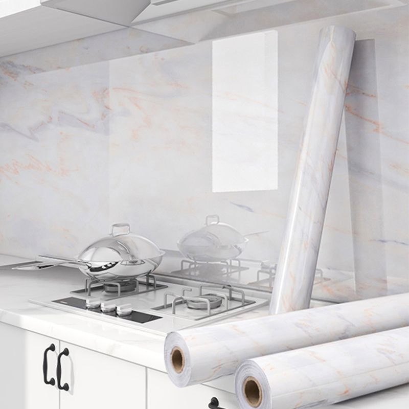 23.6" Rectangular Single Plate PVC Peel and Stick Tile for the Kitchen