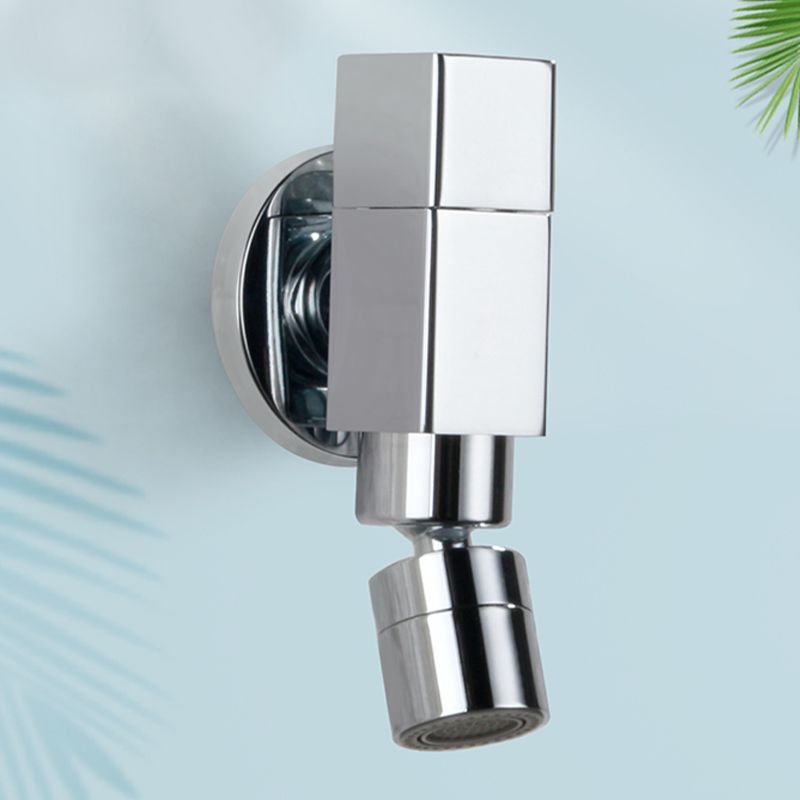Industrial Wall Mounted Bathroom Faucet Handle Solid Brass Fitting