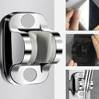 Modern Shower Head Handheld Plastic Round Self-Cleaning Shower Head