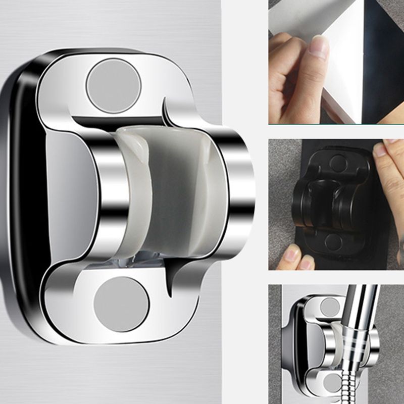 Modern Shower Head Handheld Plastic Round Self-Cleaning Shower Head
