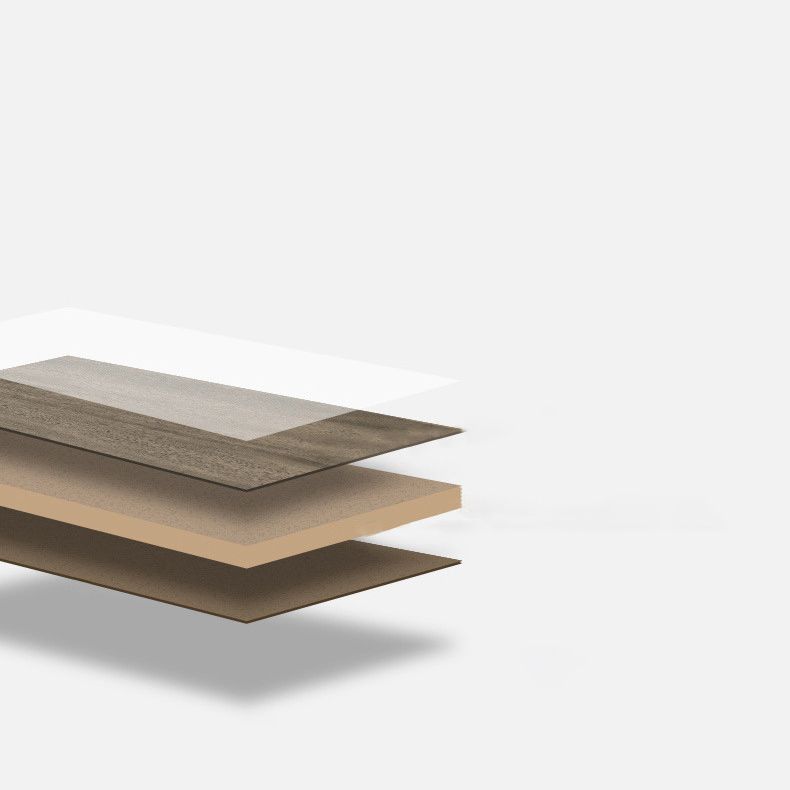 Water-resistant laminate click-lock brown wood laminate floor