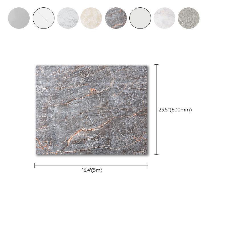 Modern Peel & Stick Field Tile PVC Rectangular Wallpaper for the Kitchen