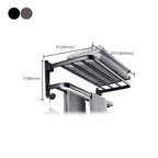 Modern Bathroom Accessory Set Black Soap Dish Bath Shelf Bathroom Set