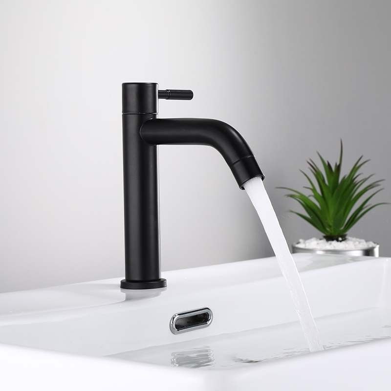 Industrial vessel fitting stainless steel lever handle sink faucet
