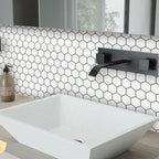 PVC Subway Tile Wallpaper Waterproof Peel and Stick Splashback Tile