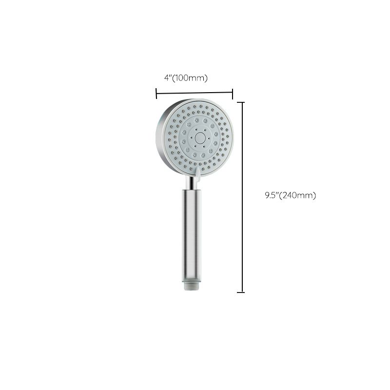 Stainless Steel Round Hand Shower Adjustable Spray Pattern Shower Head