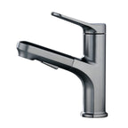 Contemporary Style Centerset Faucets Bathroom Fixtures with Lever Handle