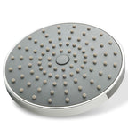 Round Fest Shower Head Silver Single Jet Wall Mounted Shower Head