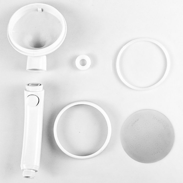 Modern Plastic Showerhead Standard Round Handheld Showers